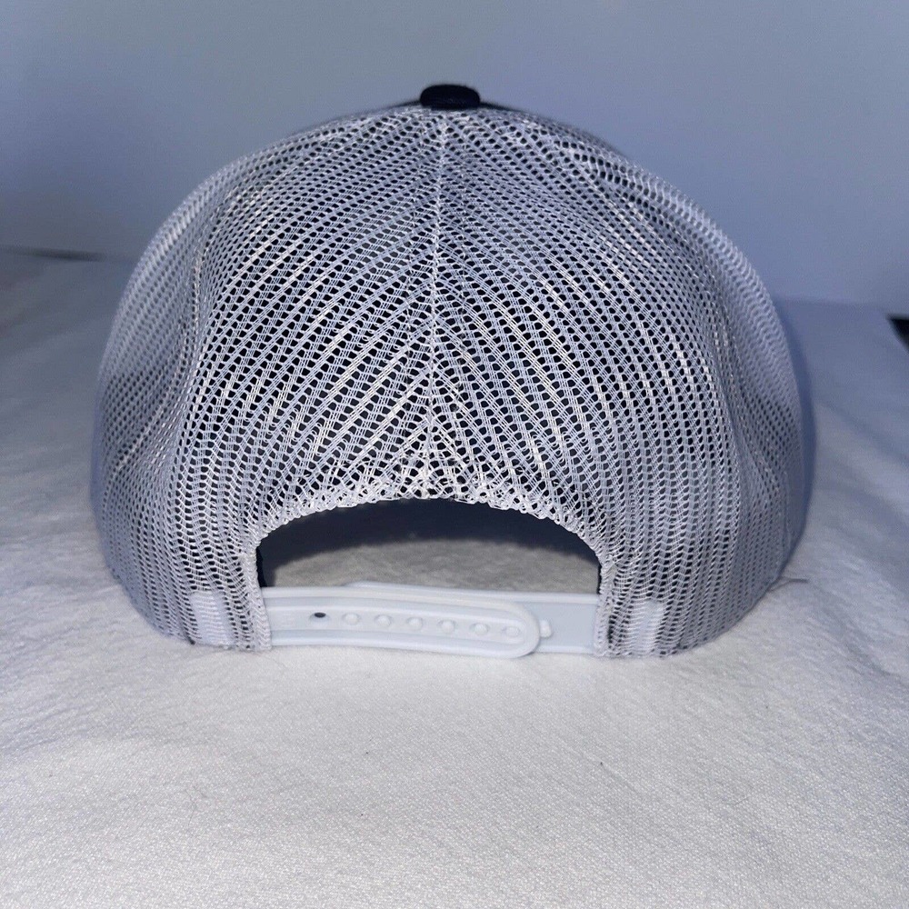 Vegas Golden Knights NHL '47 Brand Black Adjustable SnapBack Back Hat White Mess - Picture 5 of 11